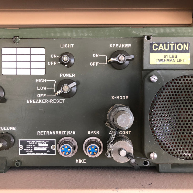 RT-524 RT-246 R-442 VRC NOS Dust Cap M151 Radio System