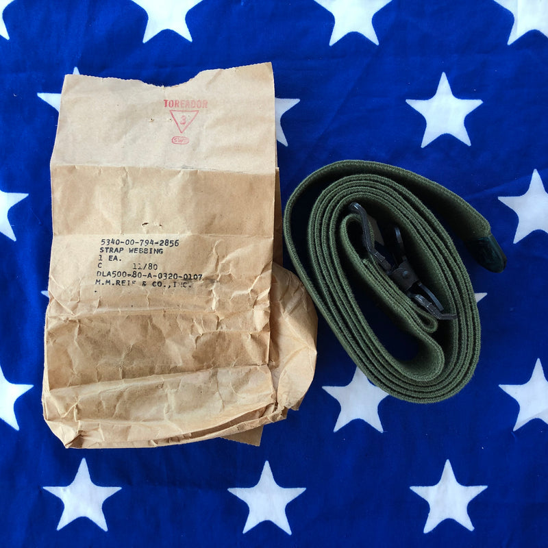 Military NOS Jerry Can - Fuel Can Holder Canvas Strap